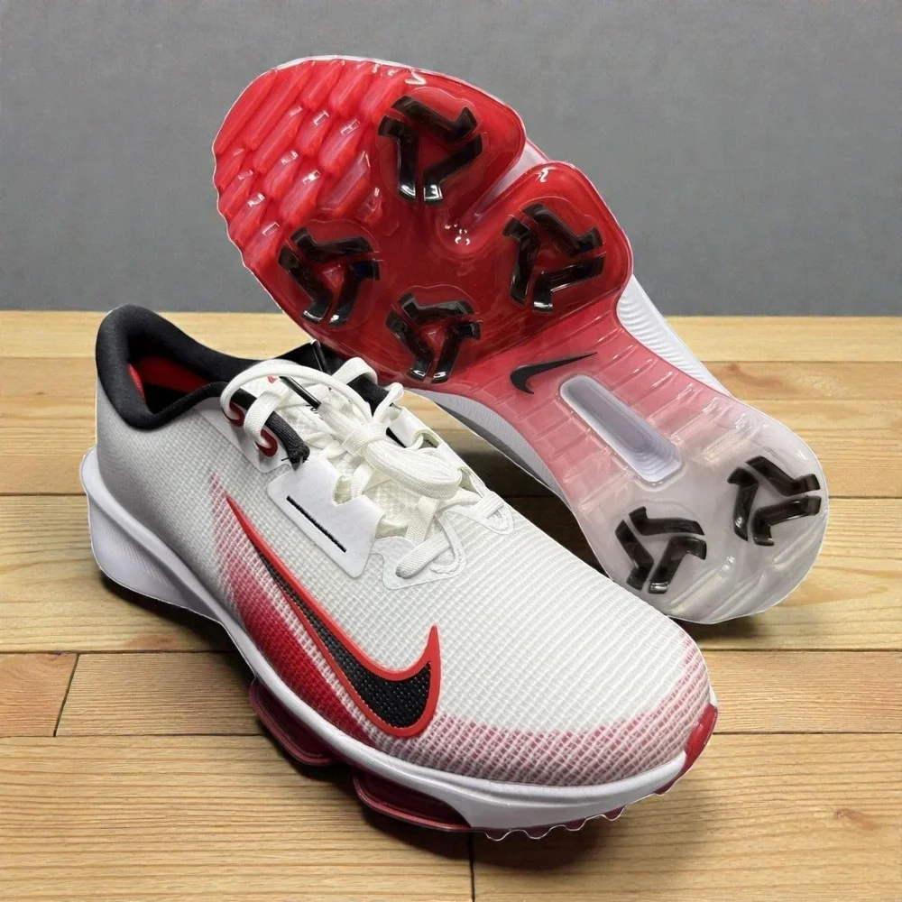 Nike Air Zoom‎ Infinity Tour 2 Golf Red FD0217-101 Men's Size 9.5 New Spiked